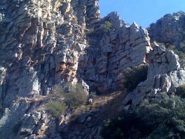 Cresta de Embid muy conocida por los aficionados al alpinismo